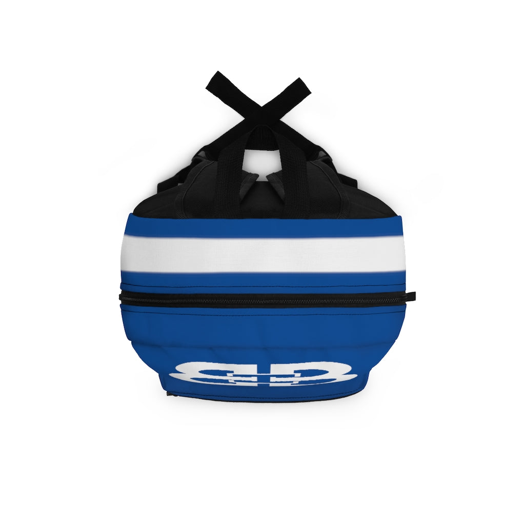 Battle Box Gym Fitness Navy Train Hard Backpack