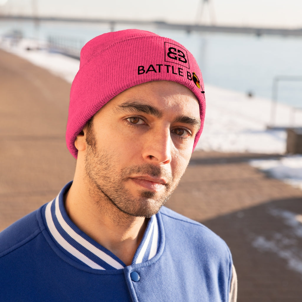Battle Box [BB] Black Logo Unisex Knit Beanie