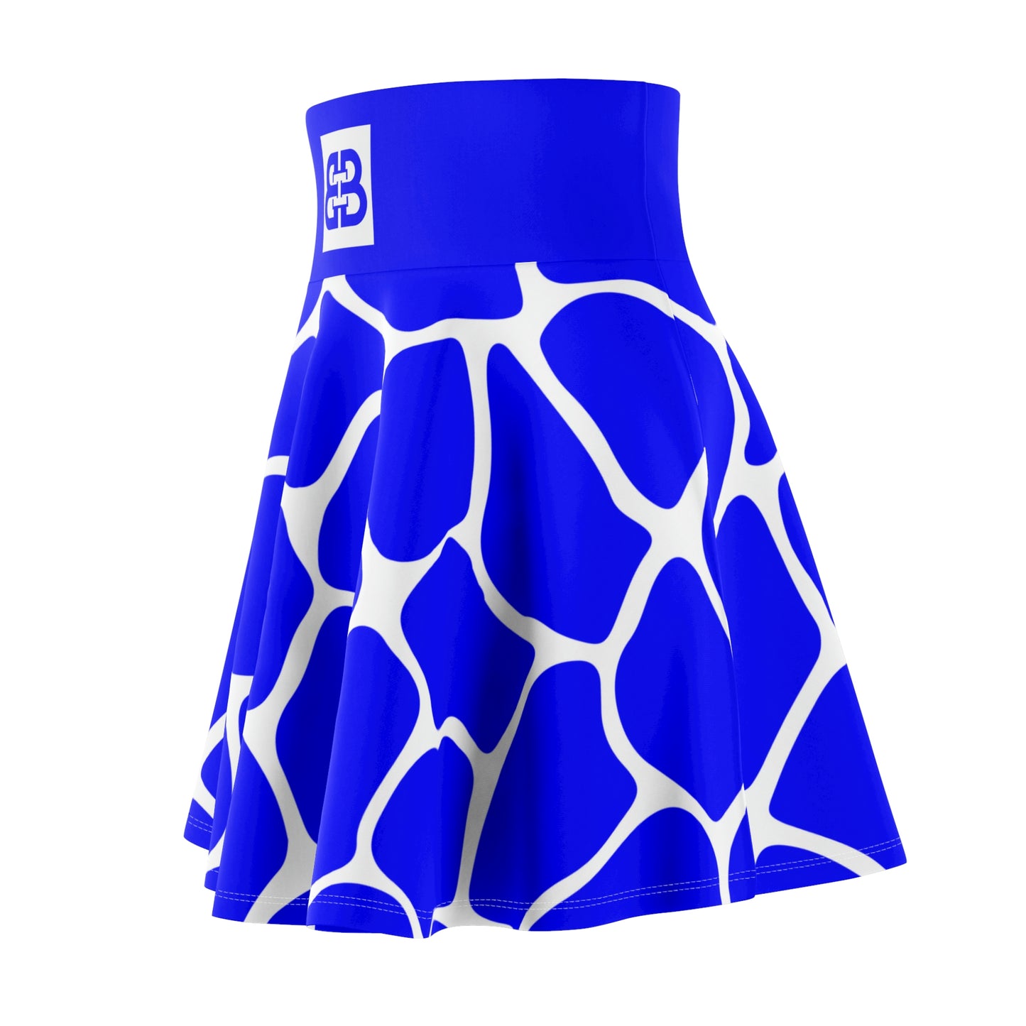 Battle Box High Waist Women's Skater Skirt-HW