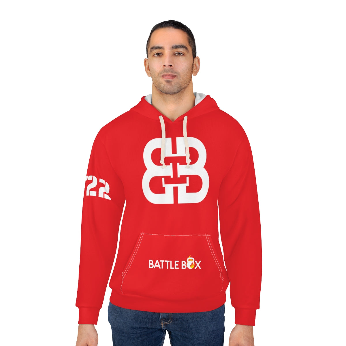 Battle Box Red Unisex Pullover Hoodie