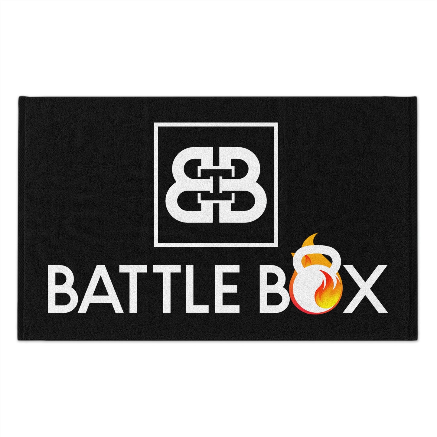 Battle Box Red Rally Towel-Black