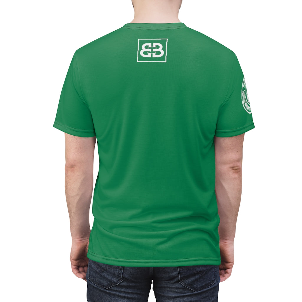 Battle Box Unisex Triple Print Green T-Shirt