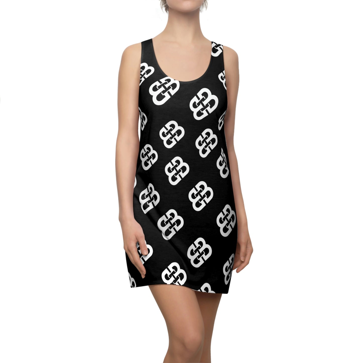 Battle Box Black White BB Tunic Racerback Top-CB