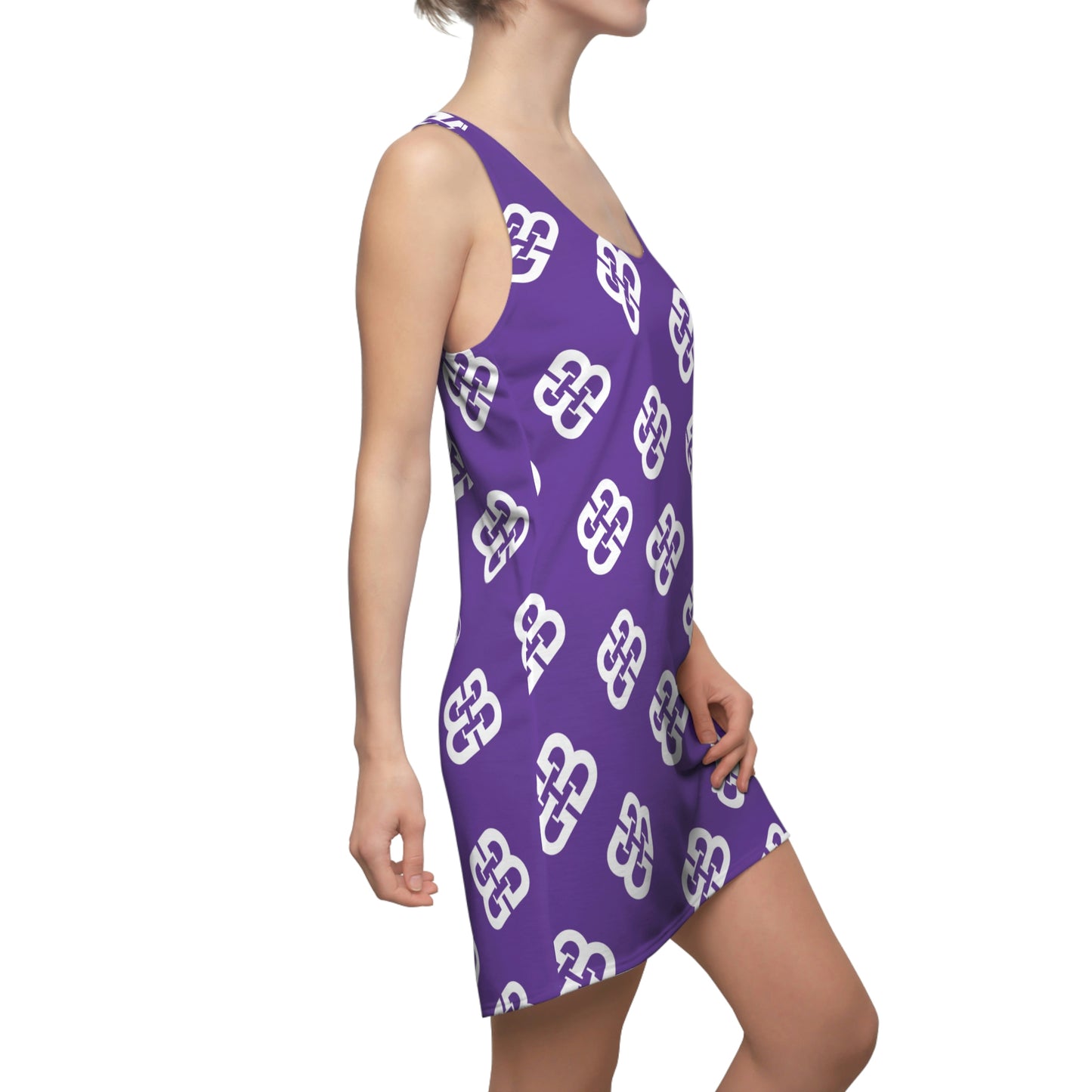 Battle Box Yellow White BB Tunic Racerback Top-CB