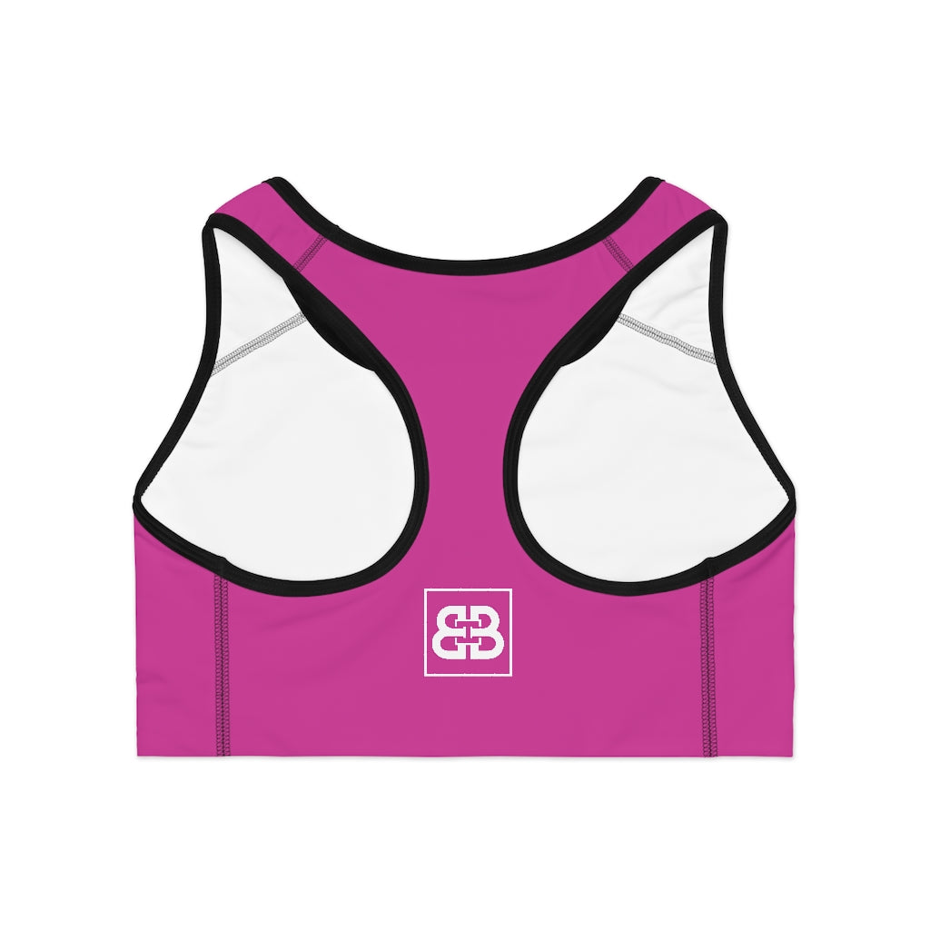 Battle Box Pink Sports Bra