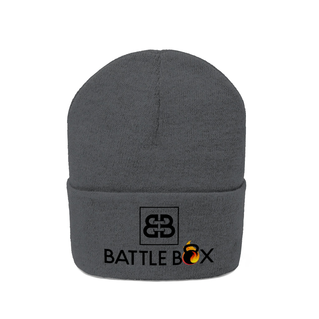 Battle Box [BB] Black Logo Unisex Knit Beanie