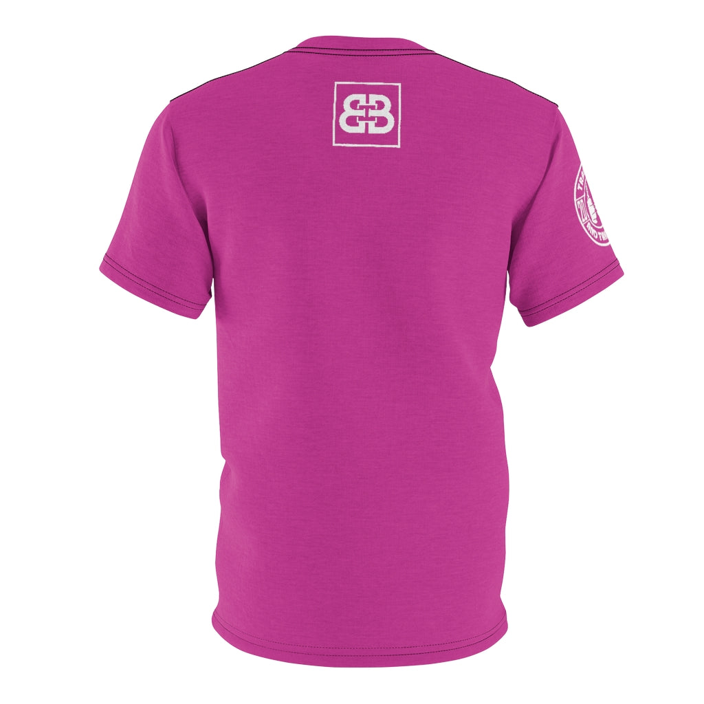 Battle Box Unisex Triple Print Pink T-Shirt