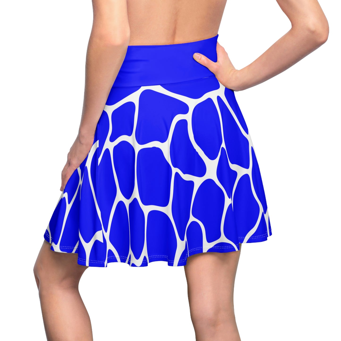 Battle Box High Waist Women's Skater Skirt-HW